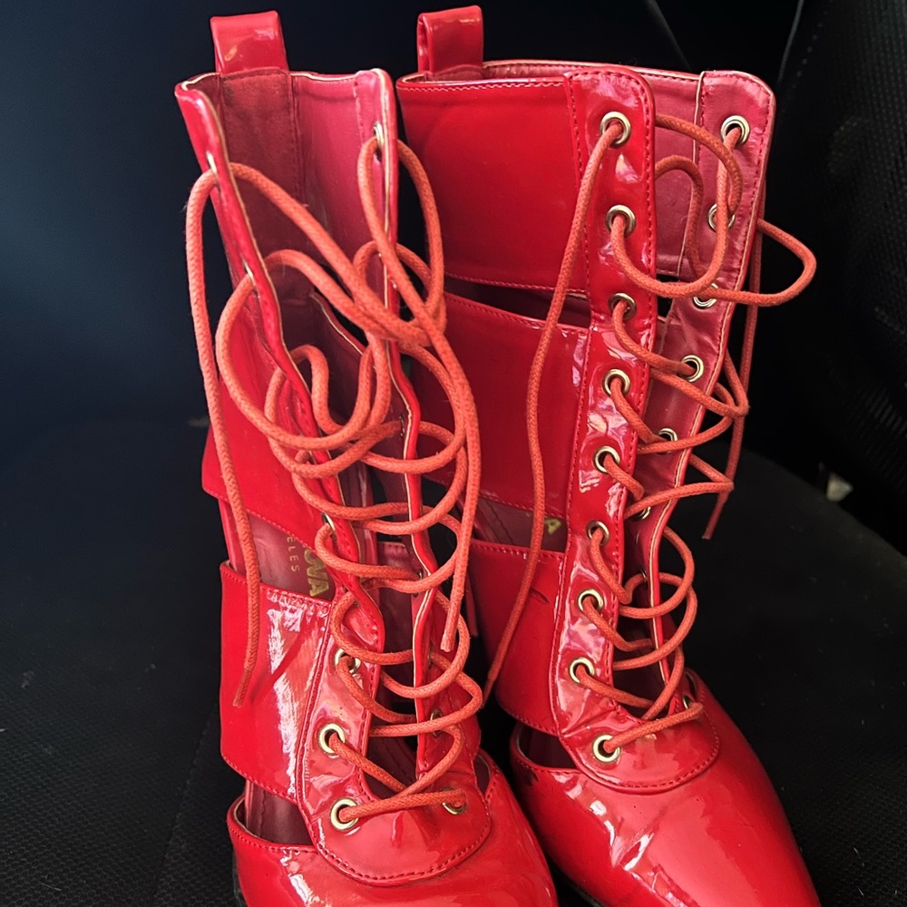 Fashion nova boots. Size 8.5. Slightly worn.